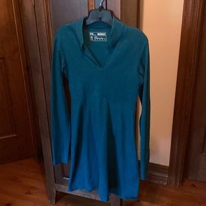 FIG Teal 95% Cotton 5% Spandex Dress